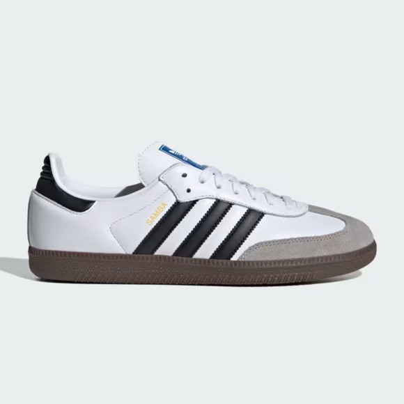 Adidas Sambas in White - Picture 1 of 9